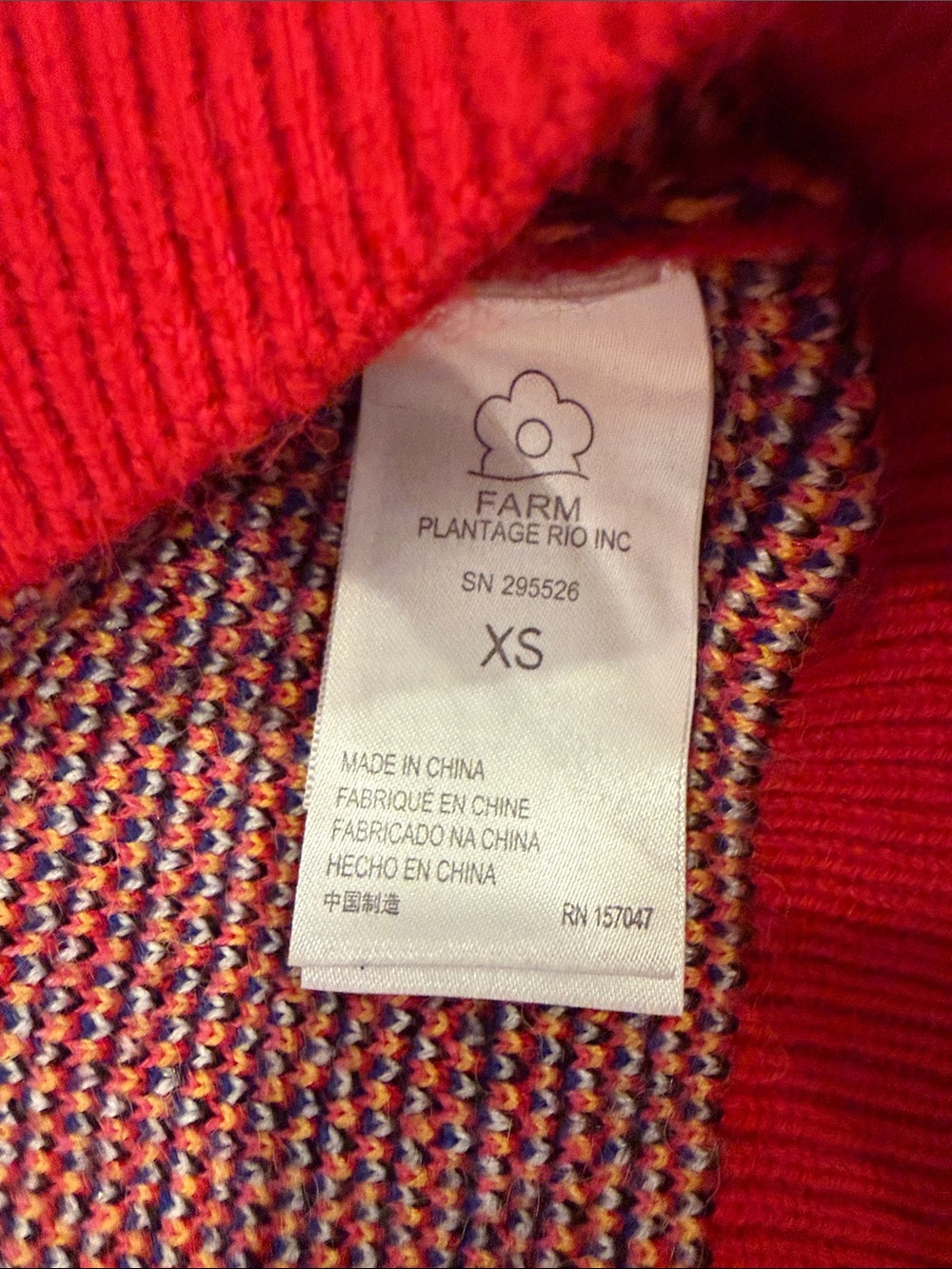 FARM Rio Red Toucan Cardigan - Picture 4 of 10